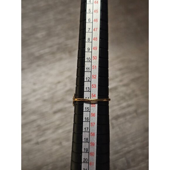 10K Cross Heart Ring Size 7 0.81g - Picture 4 of 5